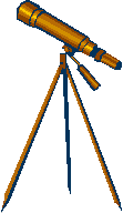 Refracting telescope on altazimuth mounting